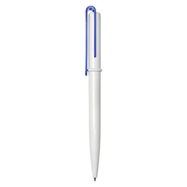 Ручка 'Uson' пластикова з поворотним механізмом Белый Синий 3911-78