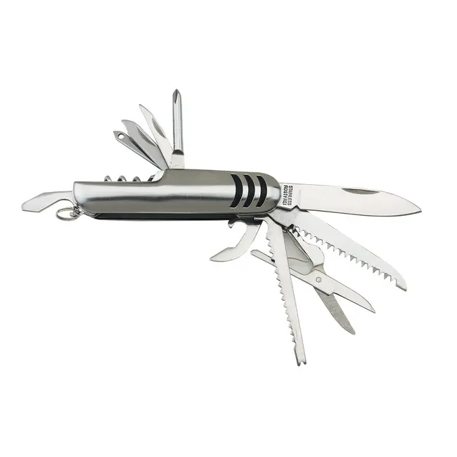 Нож карманный 11 инструментов Серебристый 2051-01
