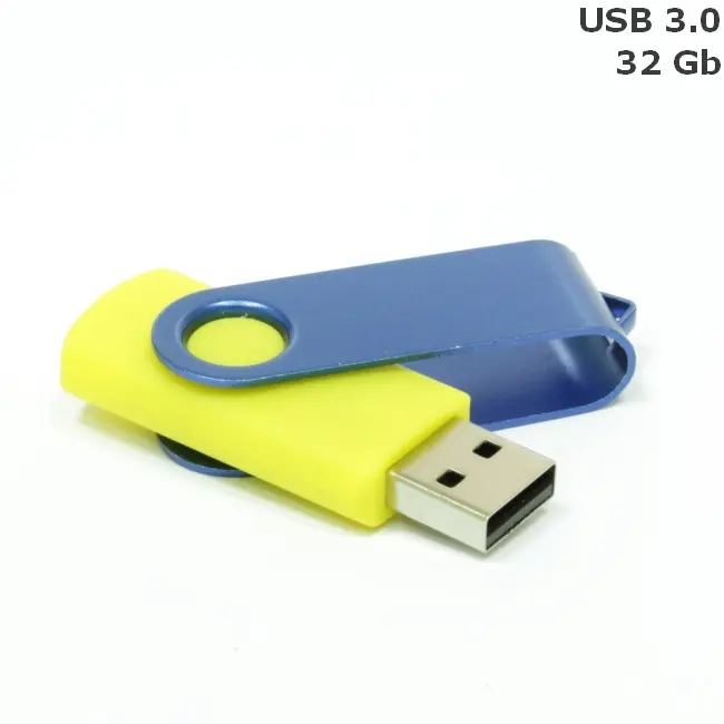 Флешка 'Twister' 32 Gb USB 3.0 Желтый Синий 15258-16