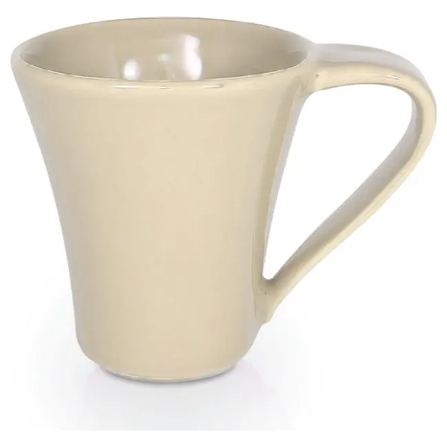 Чашка керамічна Flores 200 мл Бежевый 1757-15