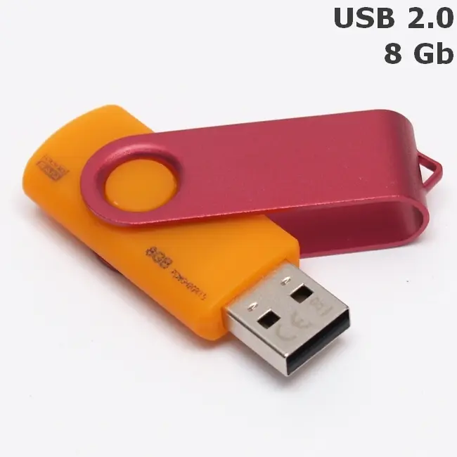 Флешка 'GoodRAM' 'Twister' под логотип 8 Gb USB 2.0 оранжево-красная Оранжевый Красный 4931-18