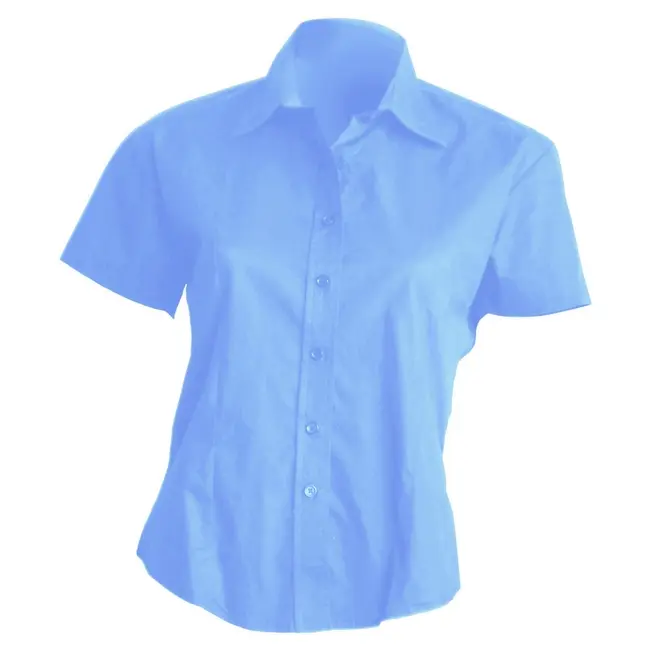 Рубашка 'JHK' 'CASUAL & BUSINESS SHIRT LADY SS' OXFORD LIGHT BLUE Голубой 1619-02