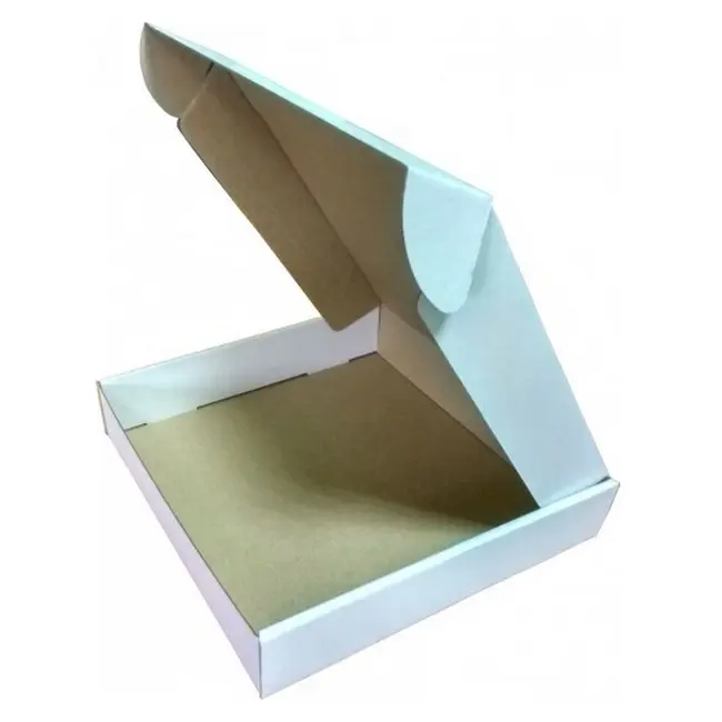 Коробка картонна Самозбірна 260х260х50 мм біла Белый 10165-01