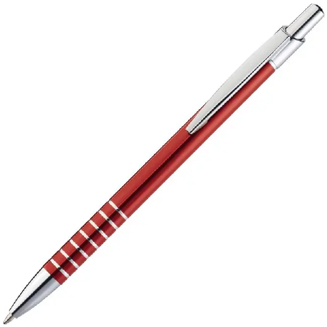 Ручка металева Серебристый Красный 4697-05