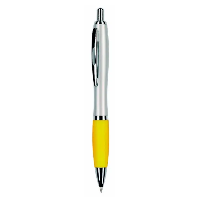 Ручка 'ARIGINO' 'Flavia Silver' пластикова Серебристый Желтый 4012-04
