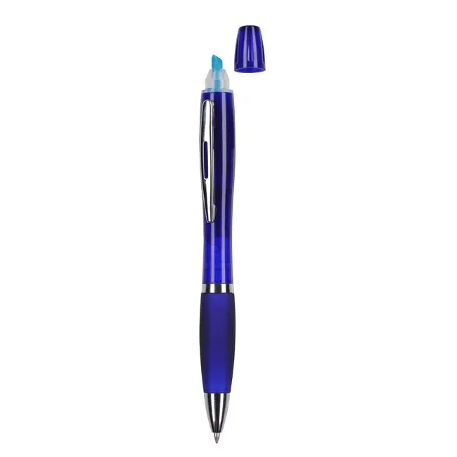 Ручка пластикова Серебристый Синий 5593-05