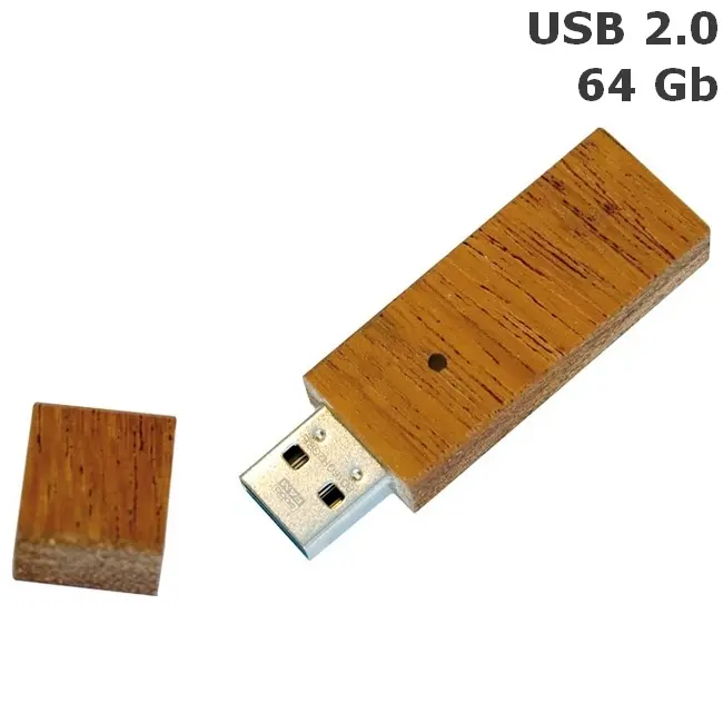Флешка 'GoodRAM' 'ECO' 64 Gb USB 2.0 Древесный 6334-01