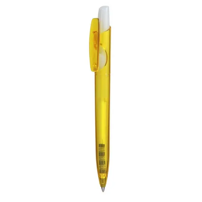 Ручка пластикова Белый Желтый 7227-01