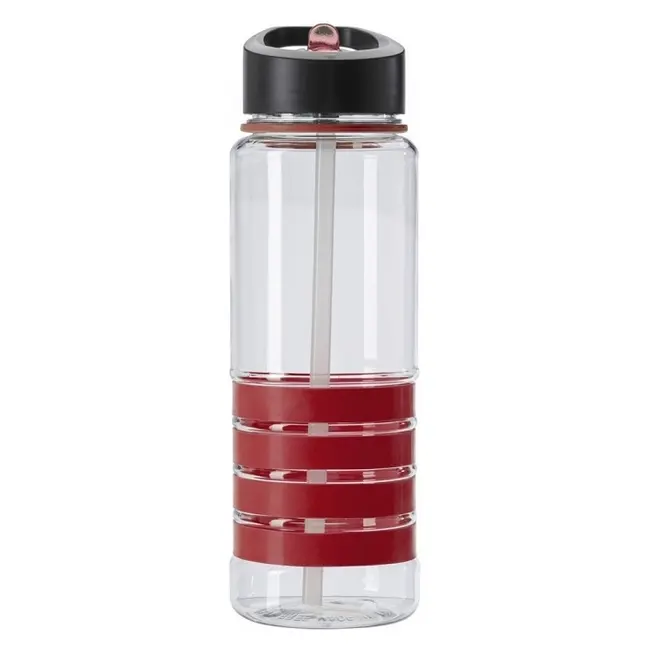 Бутылка для воды 700 мл Черный Красный 12596-03