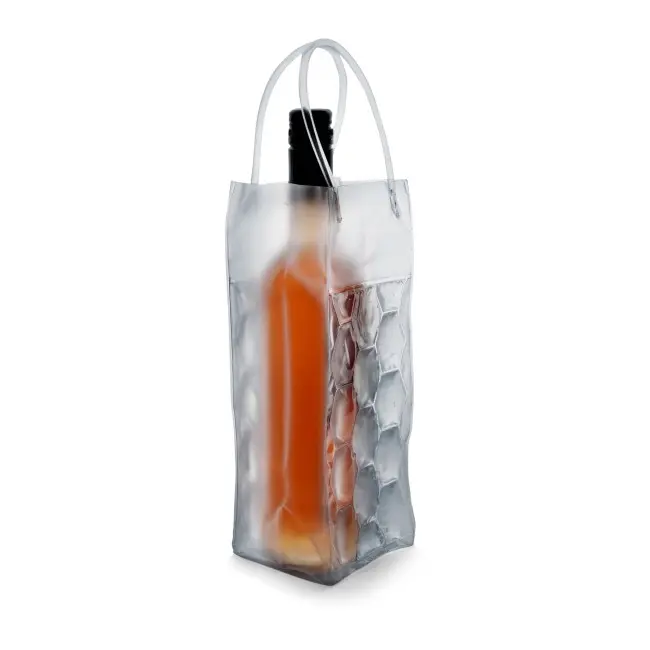Прозрачная сумка кулер с силиконовым гелем Прозрачный 6681-01