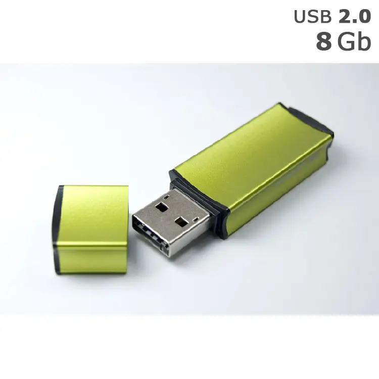 Флешка 'GoodRAM' 'EDGE' под логотип 8 Gb USB 2.0 светло-зеленая Зеленый 4830-02