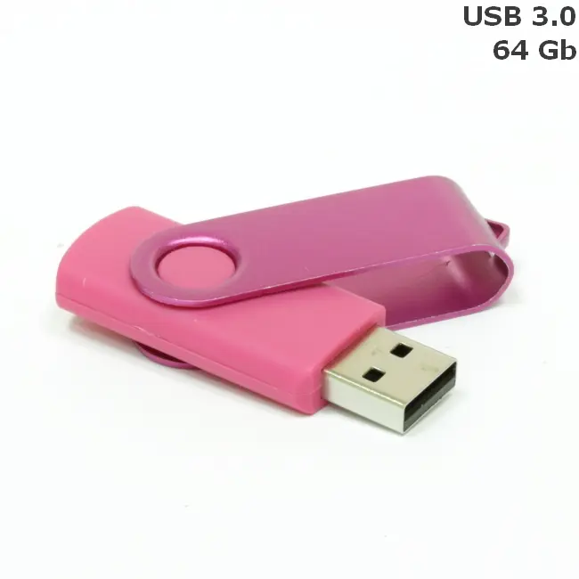 Флешка 'Twister' 64 Gb USB 3.0 Розовый 14599-27