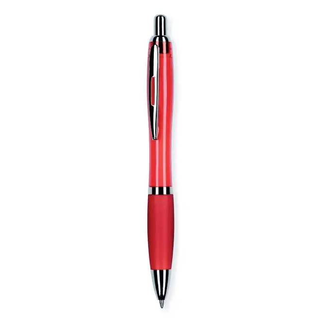 Ручка 'ARIGINO' 'Flavia Color' пластиковая Серебристый Красный 4010-07