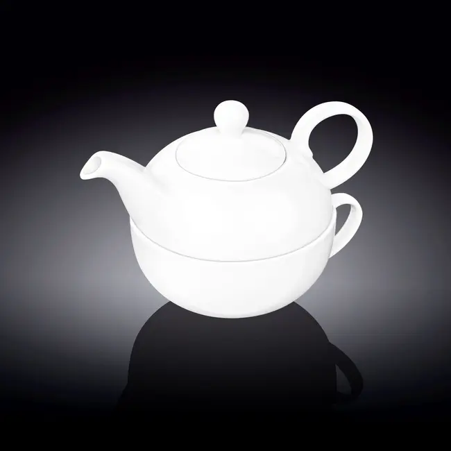 Набір чайник та чашка 'Wilmax' Белый 9770-01