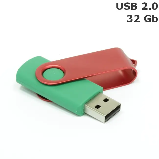 Флешка 'Twister' 32 Gb USB 2.0 Красный Зеленый 8692-62