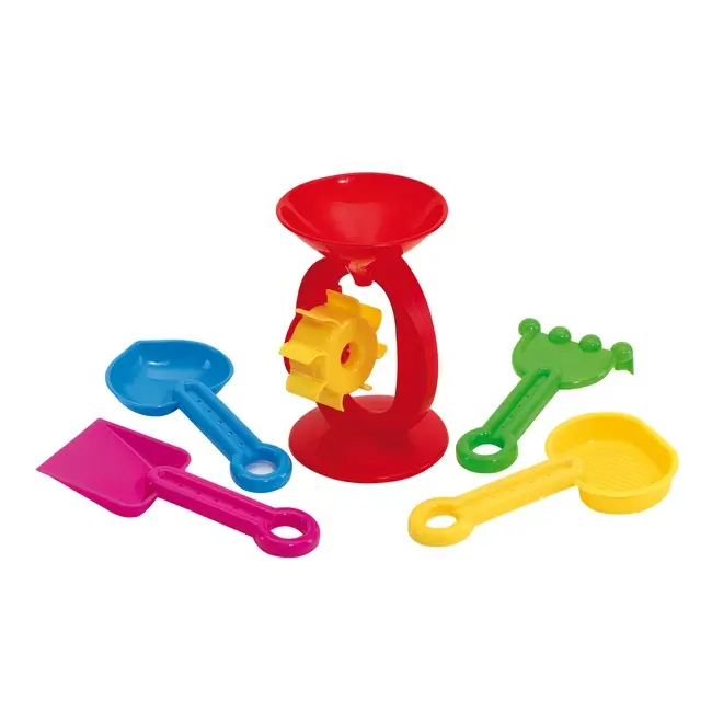 Набір іграшок для пісочниці Синий Желтый Зеленый Розовый Красный 2596-01
