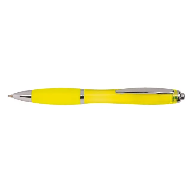 Ручка пластиковая Серебристый Желтый 2787-15