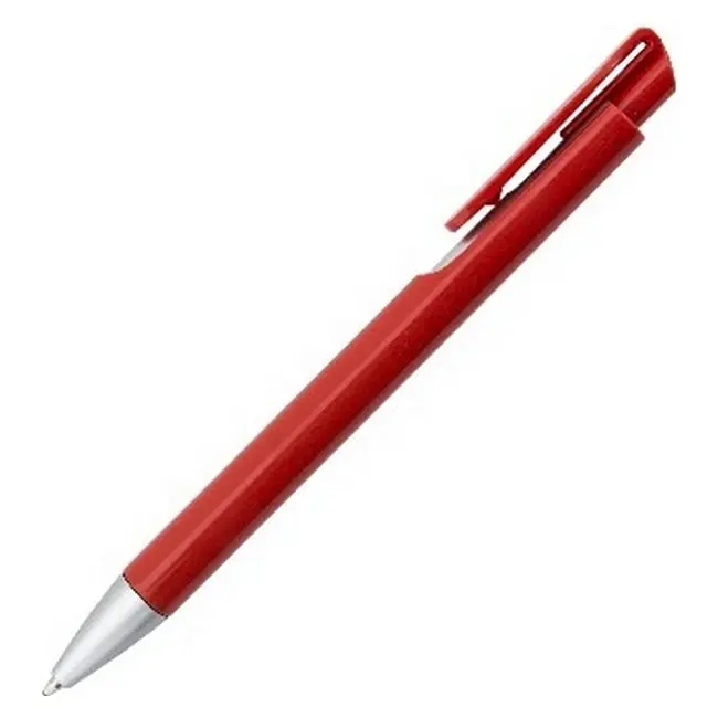 Ручка пластиковая Красный Серебристый 8819-02
