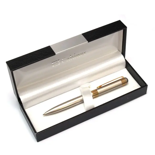 Ручка шариковая 'Cabinet' 'Armour' металлическая Серебристый Золотистый 5773-04