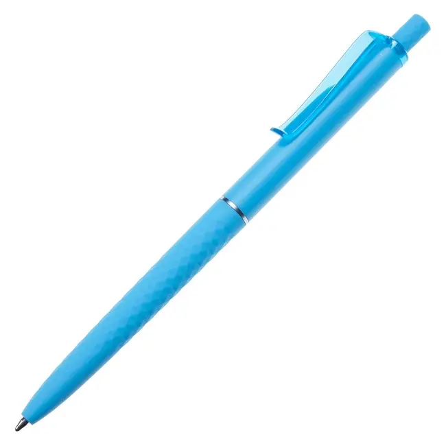 Ручка кулькова пластикова матова Голубой 8572-08