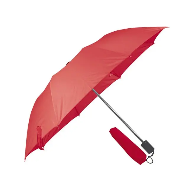 Зонт складной красный Красный Черный 4387-15