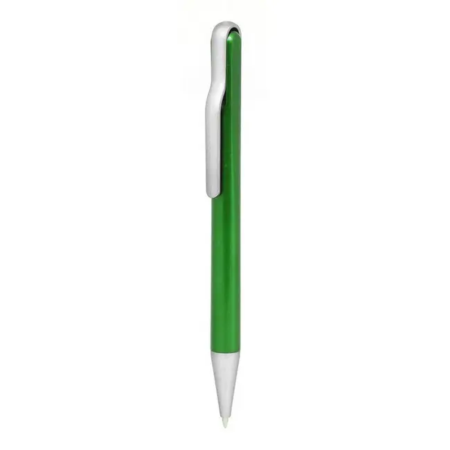 Ручка пластиковая глянцевая Зеленый Серебристый 3831-04