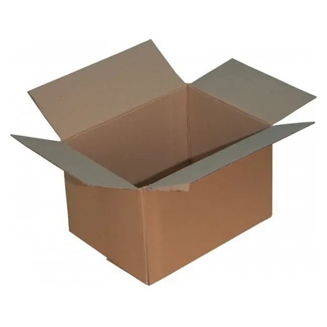 Коробка картонная Четырехклапанная 380х285х237 мм бурая Коричневый 10185-01