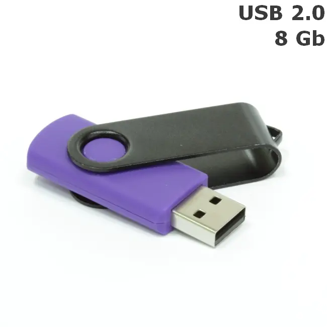 Флешка 'Twister' 8 Gb USB 2.0 Фиолетовый Черный 3673-52
