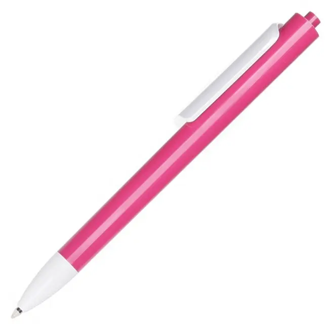 Ручка пластикова 'Lecce Pen' 'Forte' Белый Розовый 13065-11