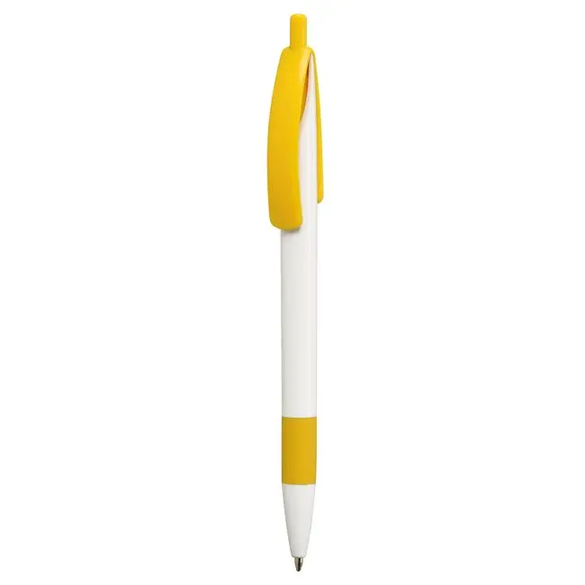 Ручка пластиковая Белый Желтый 5591-01