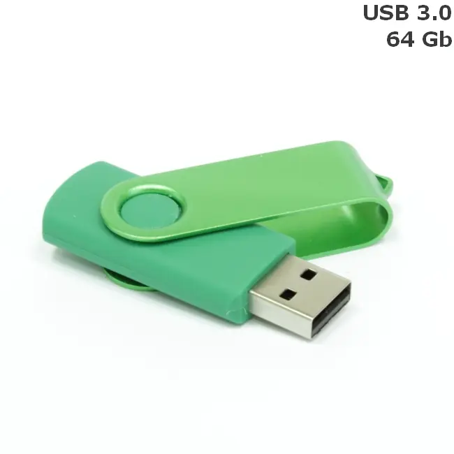 Флешка 'Twister' 64 Gb USB 3.0 Зеленый 14599-71