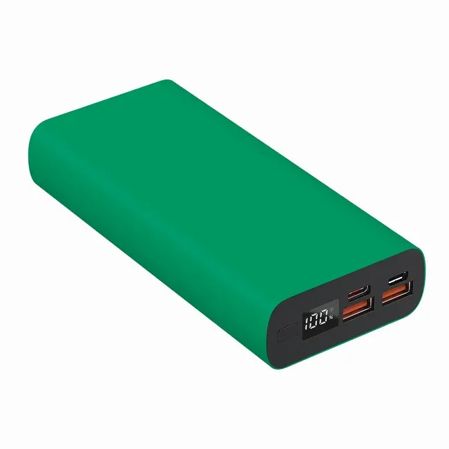 Универсальная мобильная батарея Powerbank 'Model B' 20000 mAh Черный Зеленый 14758-12