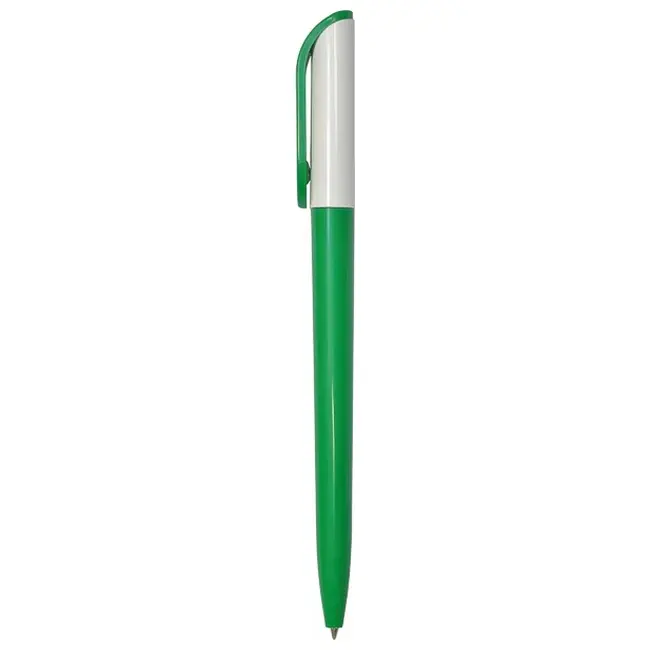 Ручка Uson пластикова з поворотним механізмом Белый Зеленый 3925-63