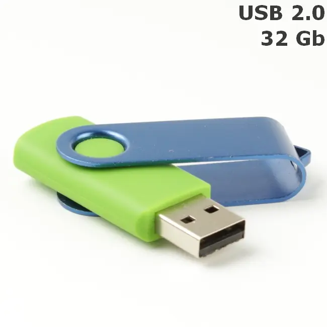 Флешка 'Twister' 32 Gb USB 2.0 Зеленый Синий 8692-121