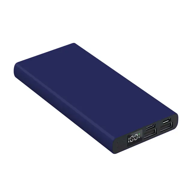 Универсальная мобильная батарея Powerbank 'Model A' 10000 mAh Темно-синий Черный 5482-07