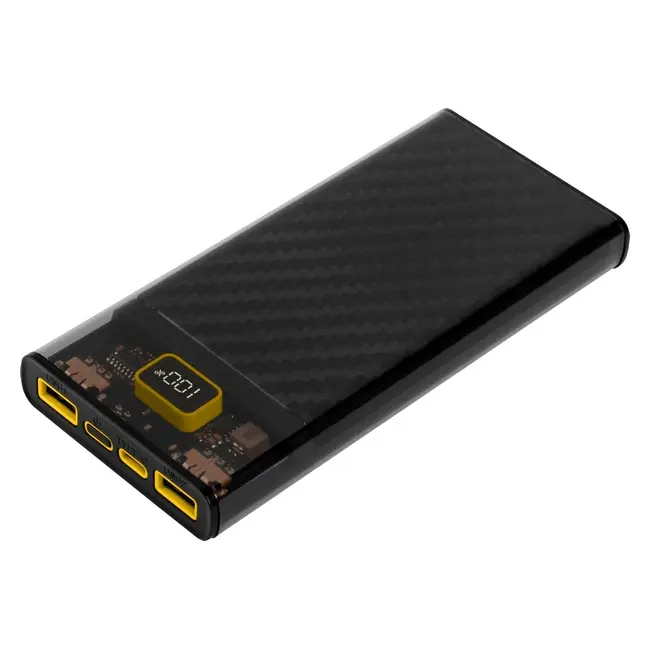 Универсальная мобильная батарея Powerbank 10000 mAh Желтый Черный 15114-01