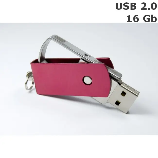 Флешка 'GoodRAM' 'Zip' 16 Gb USB 2.0 красная Красный Серебристый 6303-01