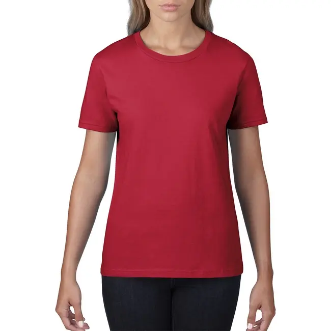 Футболка женская 'Gildan' 'Premium Cotton 185' Красный 8774-07
