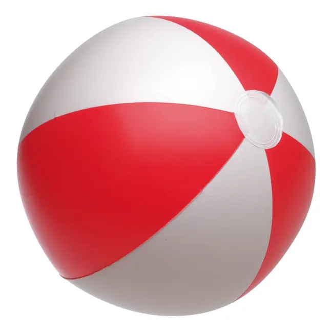 Мяч пляжный надувной Красный Белый 2515-02