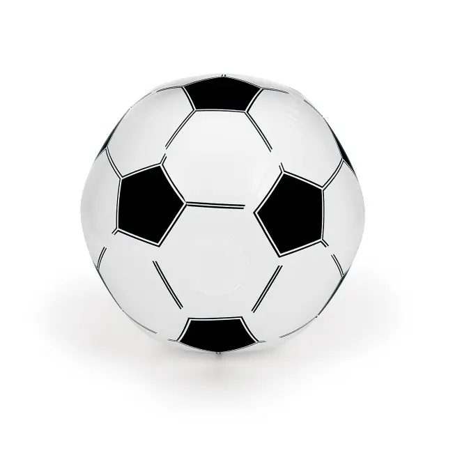 М'яч надувний пляжний "футбол" d26 см Белый Черный 6766-01