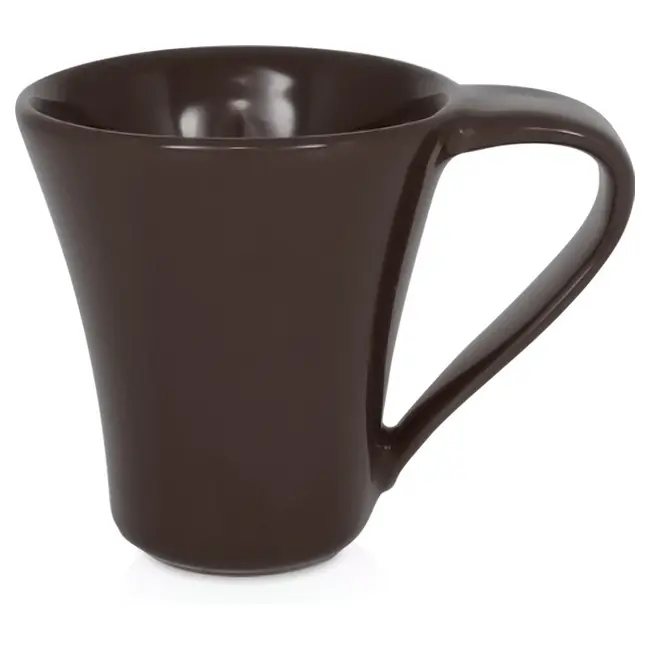 Чашка керамічна Flores 200 мл Коричневый 1757-03