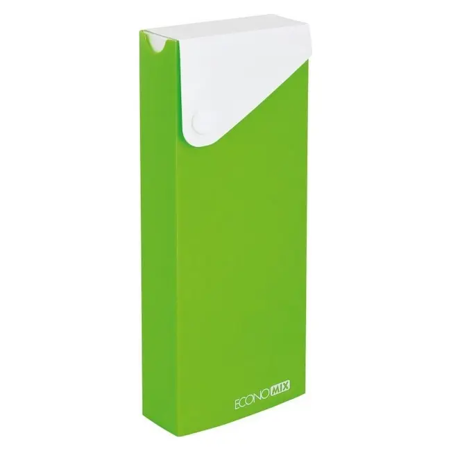 Пенал пластиковий А6 Зеленый Белый 14547-06