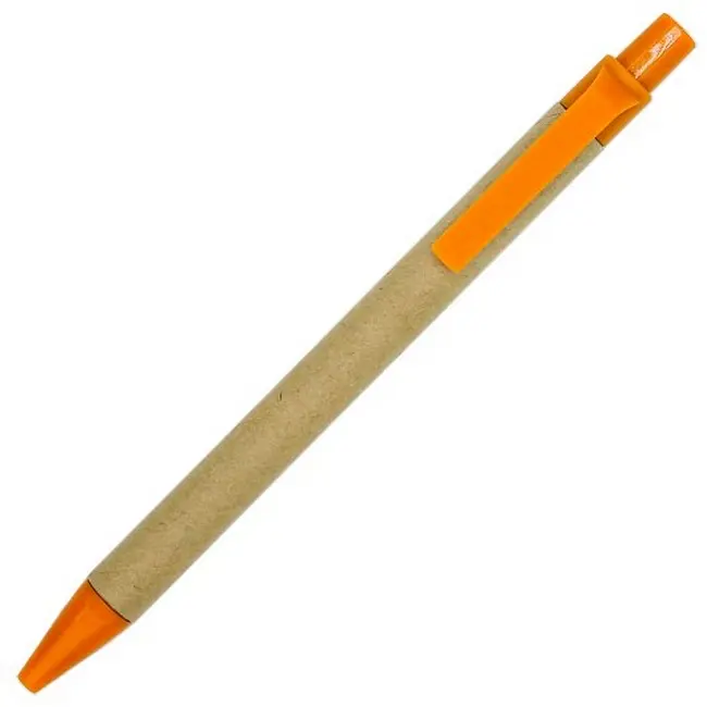 Ручка ЭКО шариковая бумажная Коричневый Оранжевый 14735-06