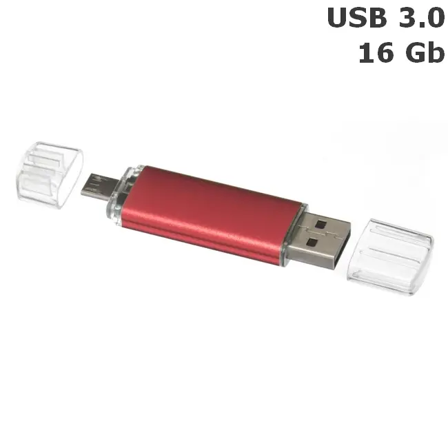 Флешка 'Dandy Double' 16 Gb USB 3.0 Красный 8698-03