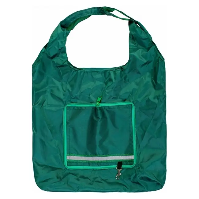 Сумка для покупок 'Шопер' складная Зеленый Серый 13745-03