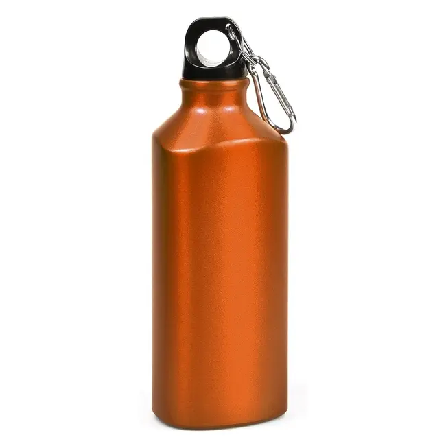 Пляшка  металева Черный Оранжевый 11831-01