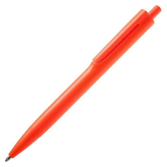 Ручка шариковая пластиковая матовая Оранжевый 8573-03