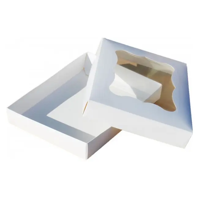Коробка картонна Самозбірна 200х150х30 мм біла Белый 13895-02