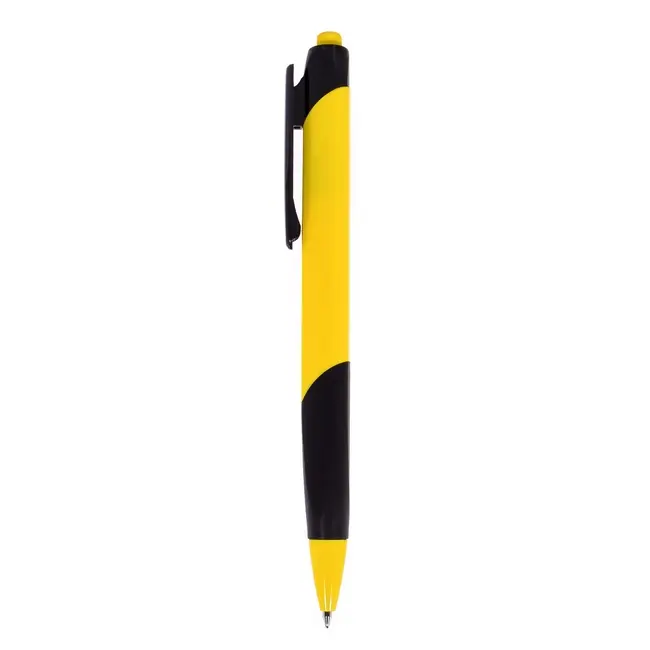 Ручка пластикова Черный Желтый 1893-03
