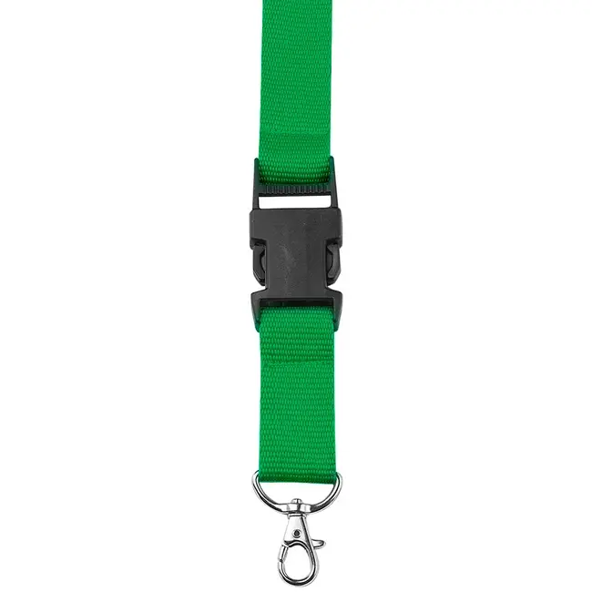 Шнурок для бейджа/ключів з карабіном Серебристый Белый Зеленый 8280-01
